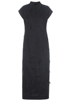 Airy linen lang kjole