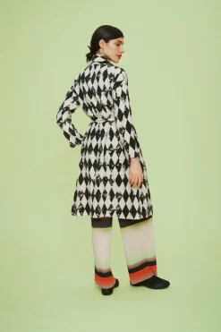 Broken harlequin frakke