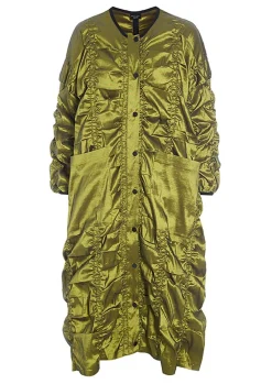 Changeant stretch frakke kjole