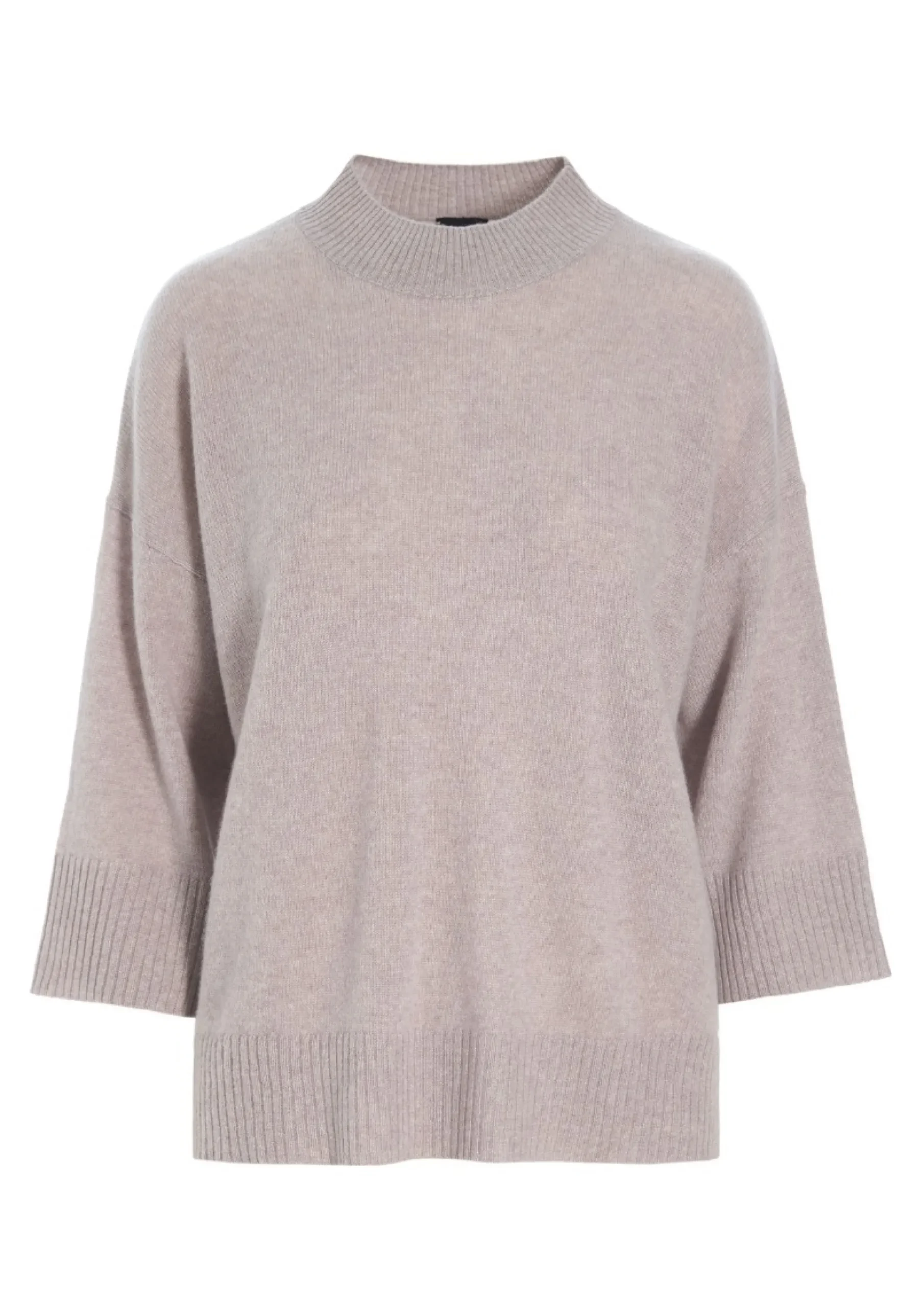 Cloud cashmere bluse med rund hals