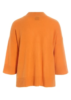 Cloud cashmere bluse med rund hals