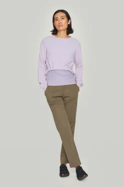 Cloud cashmere kort bluse