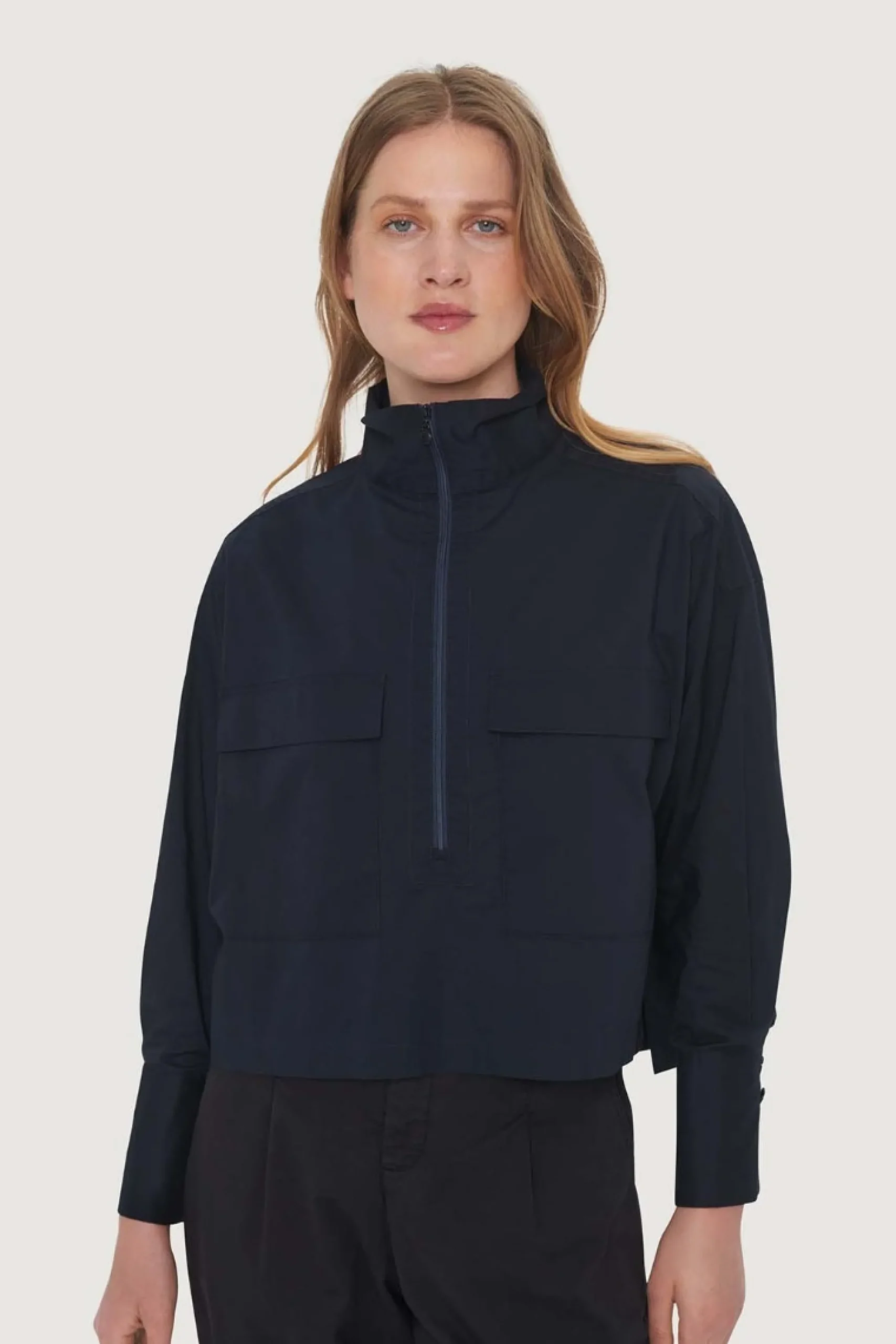 Core cotton skjorte med lynlås