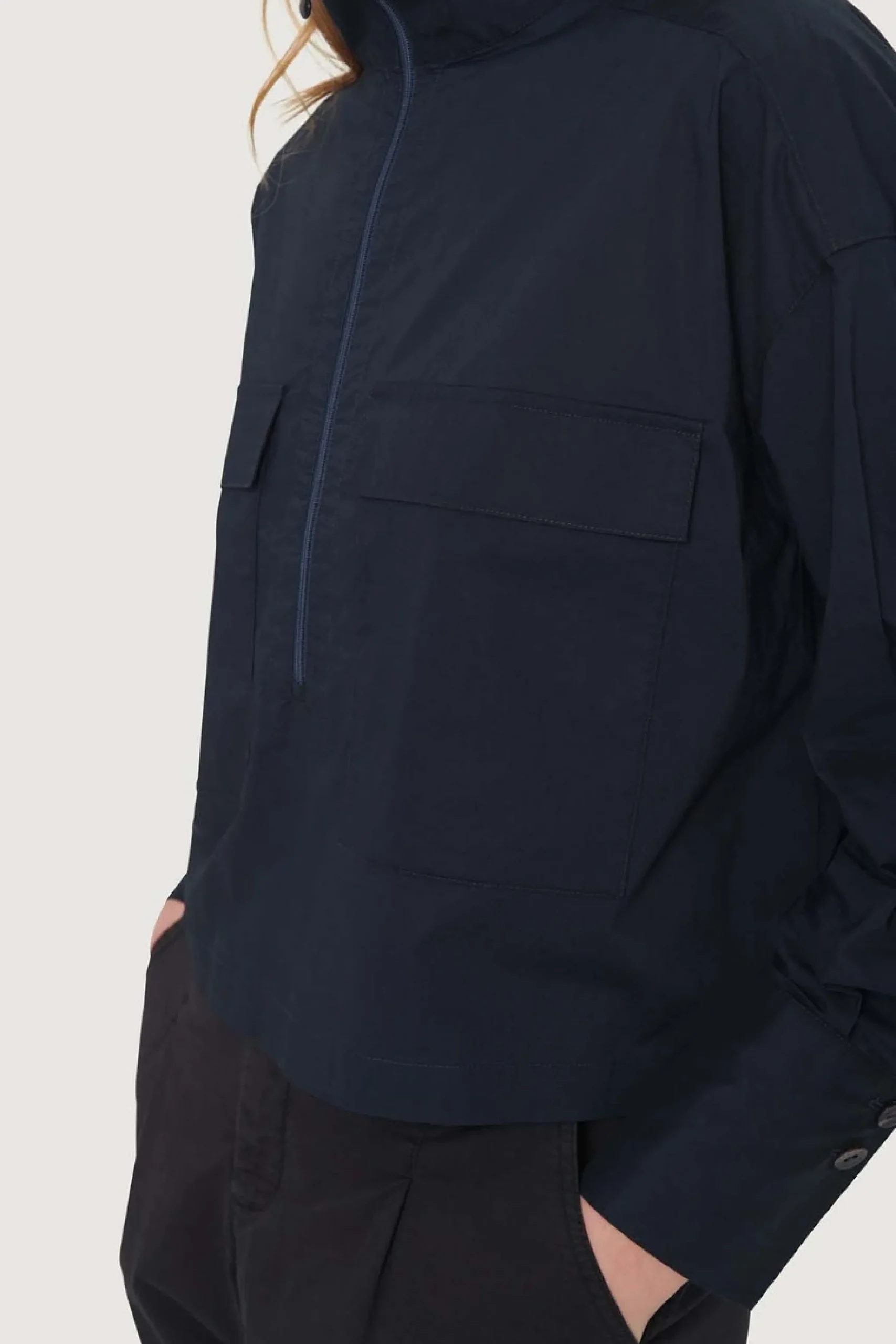 Core cotton skjorte med lynlås