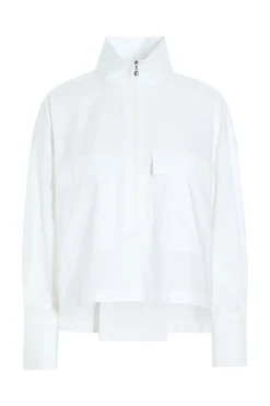 Core cotton skjorte med lynlås