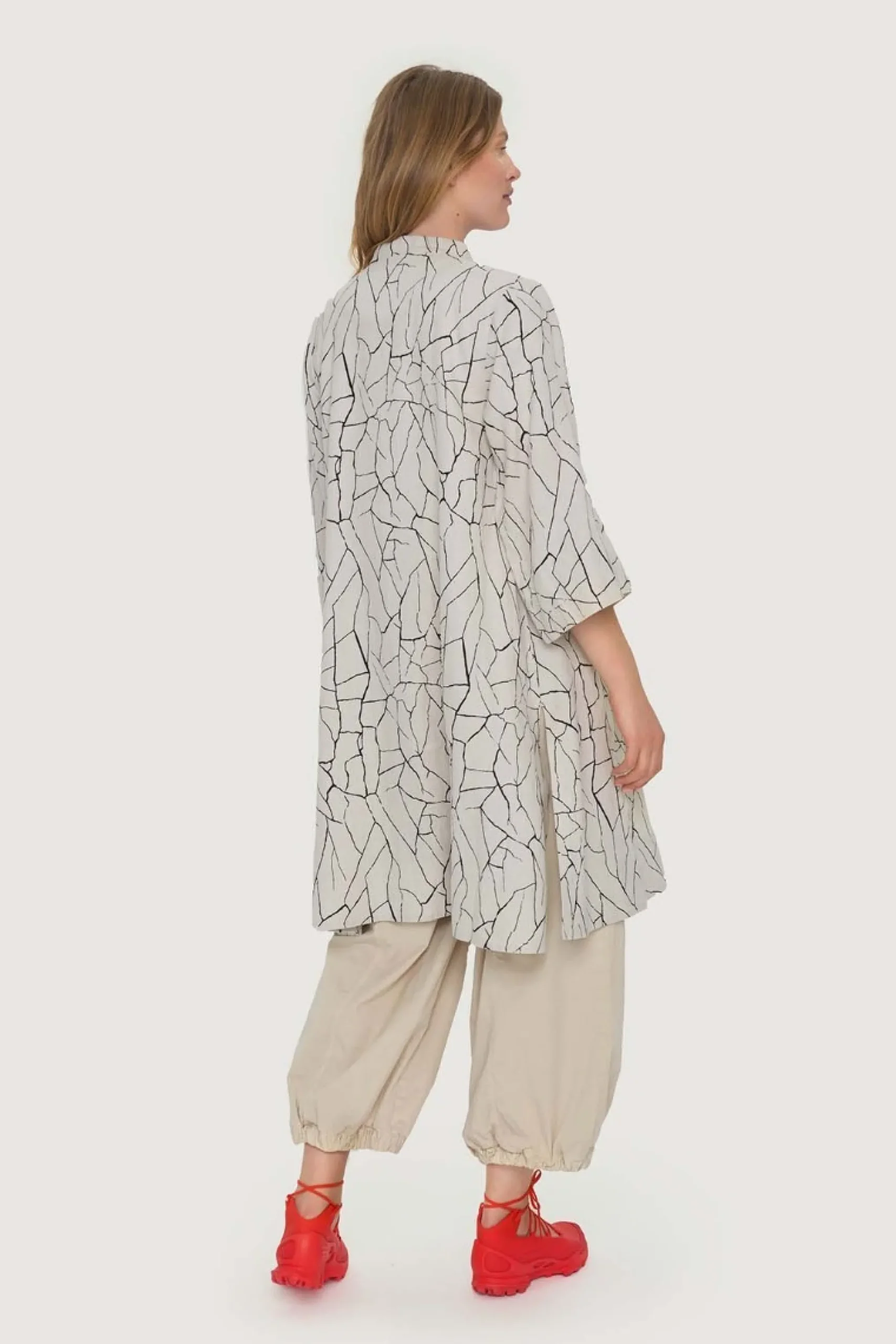 Craquelure frakkekjole