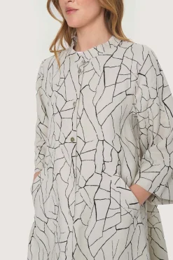 Craquelure frakkekjole