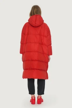 Feather down oversize frakke