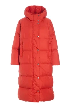 Feather down oversize frakke