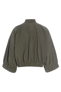 Fukkura poplin bomber jakke