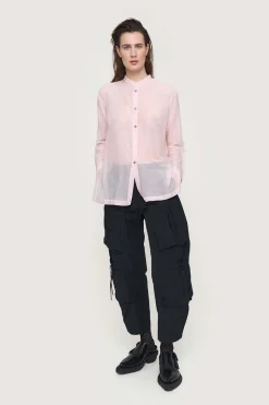 Fukkura poplin bukser med bindebånd