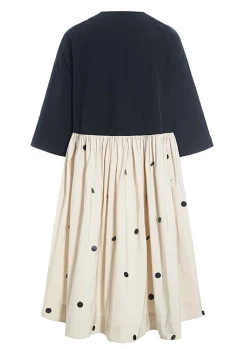 Fukkura poplin frakke kjole