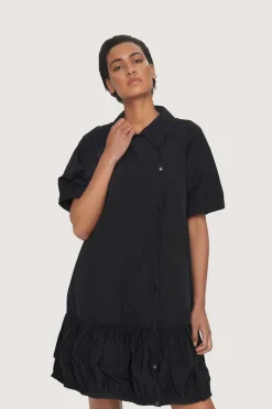 Fukkura poplin skjortekjole