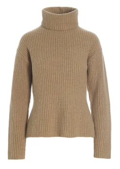 Gamine knit højhalset bluse