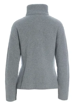 Gamine knit højhalset bluse