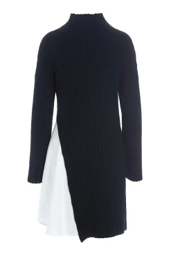 Gamine knit lang bluse