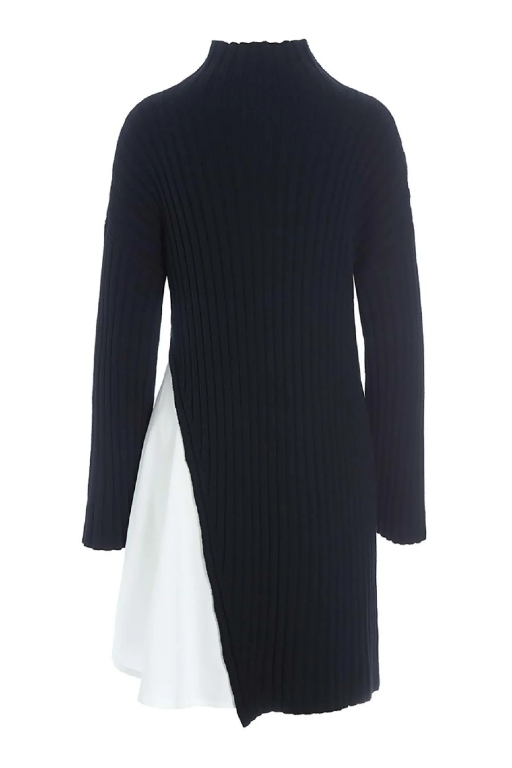 Gamine knit lang bluse