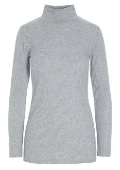 Globe rib højhalset bluse