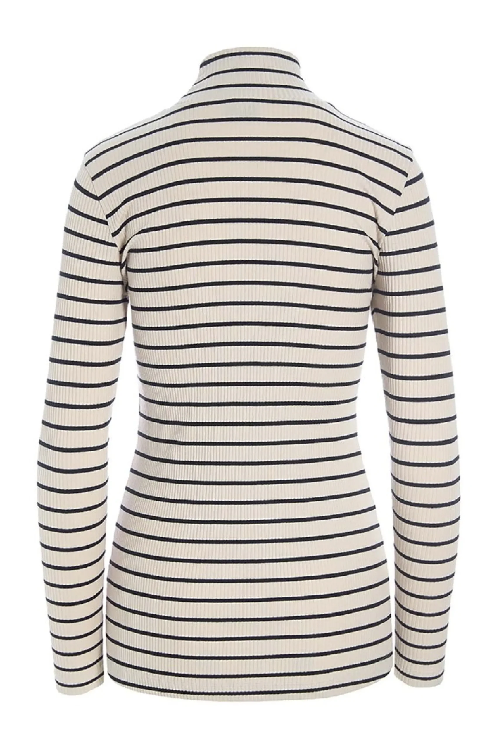Globe stripe højhalset bluse