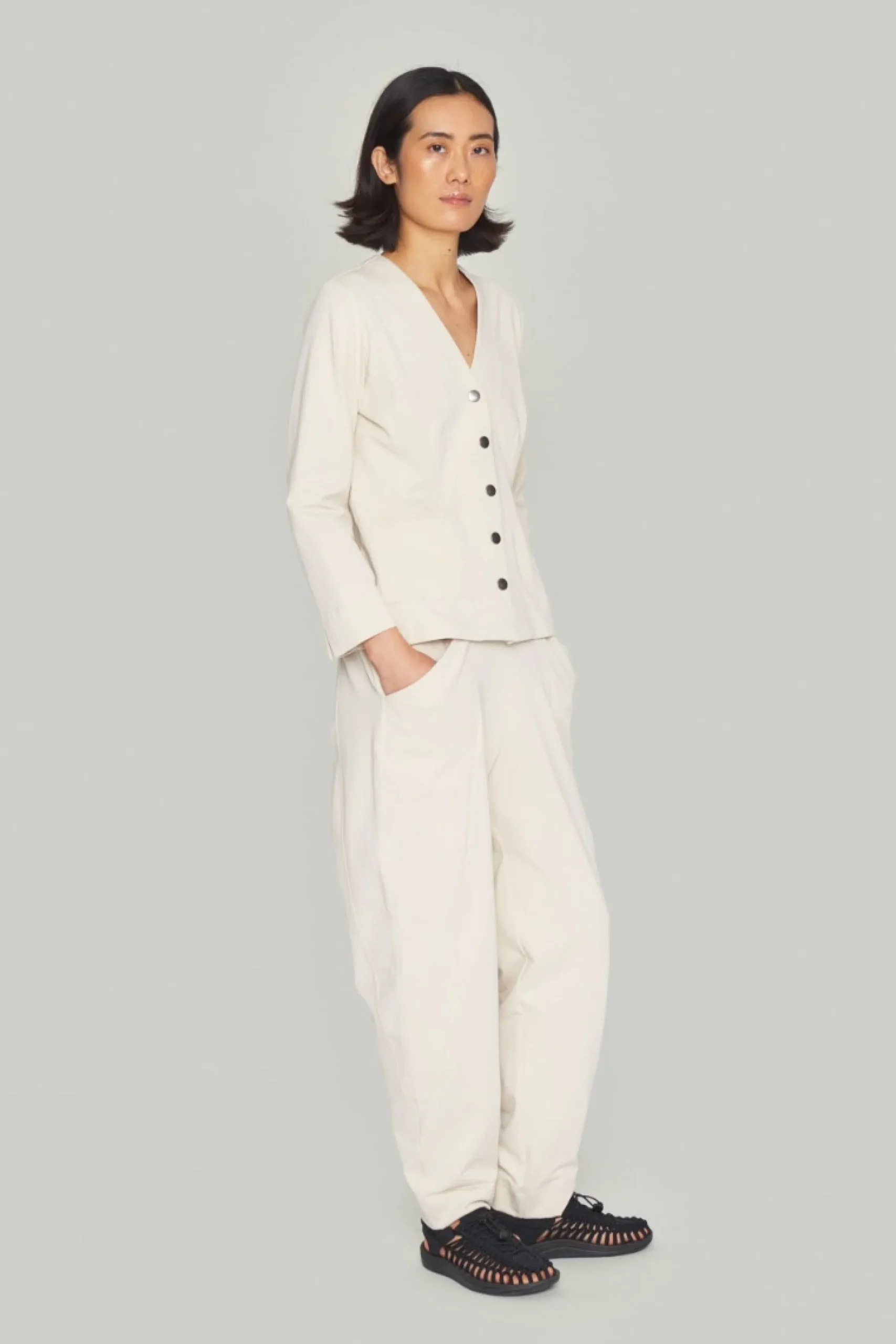 Izumi sweat kort jakke