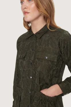 Jacquard stretch jakke