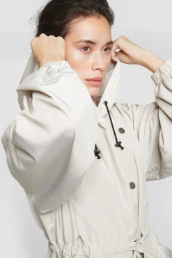 Kirisame frakke med hætte