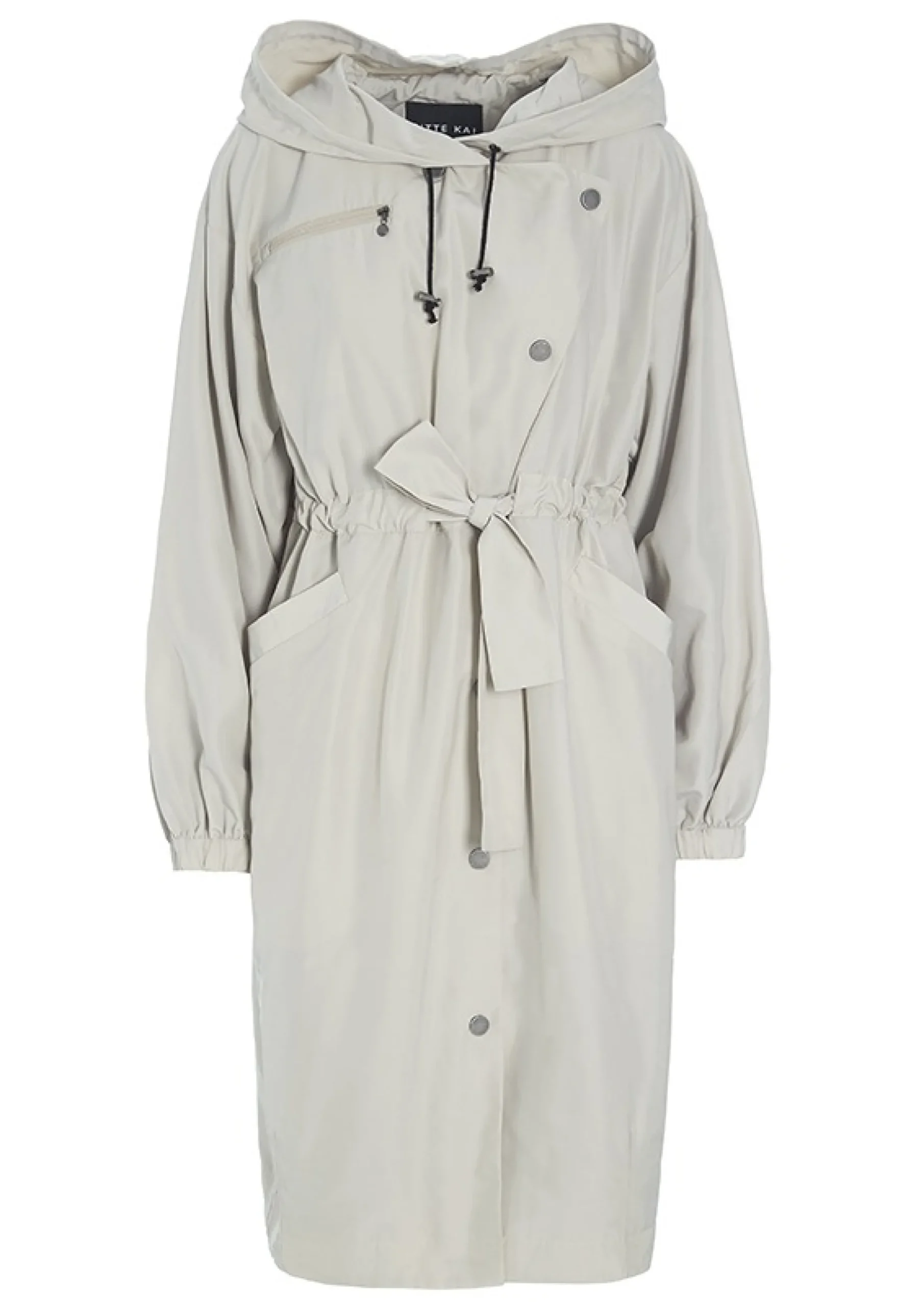 Kirisame frakke med hætte