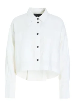 Lazy linen kort jakke