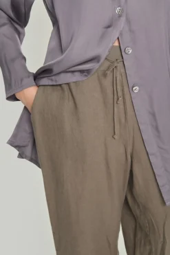 Lazy linen lige bukser