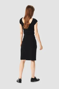 Magic stretch nederdel med læg