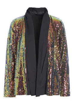 Oiled sequin jakke