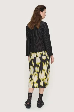 Pinstripe jersey jakke