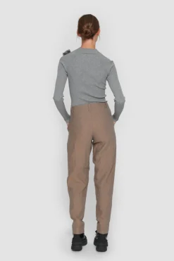 Saku knit bluse med sløjfe