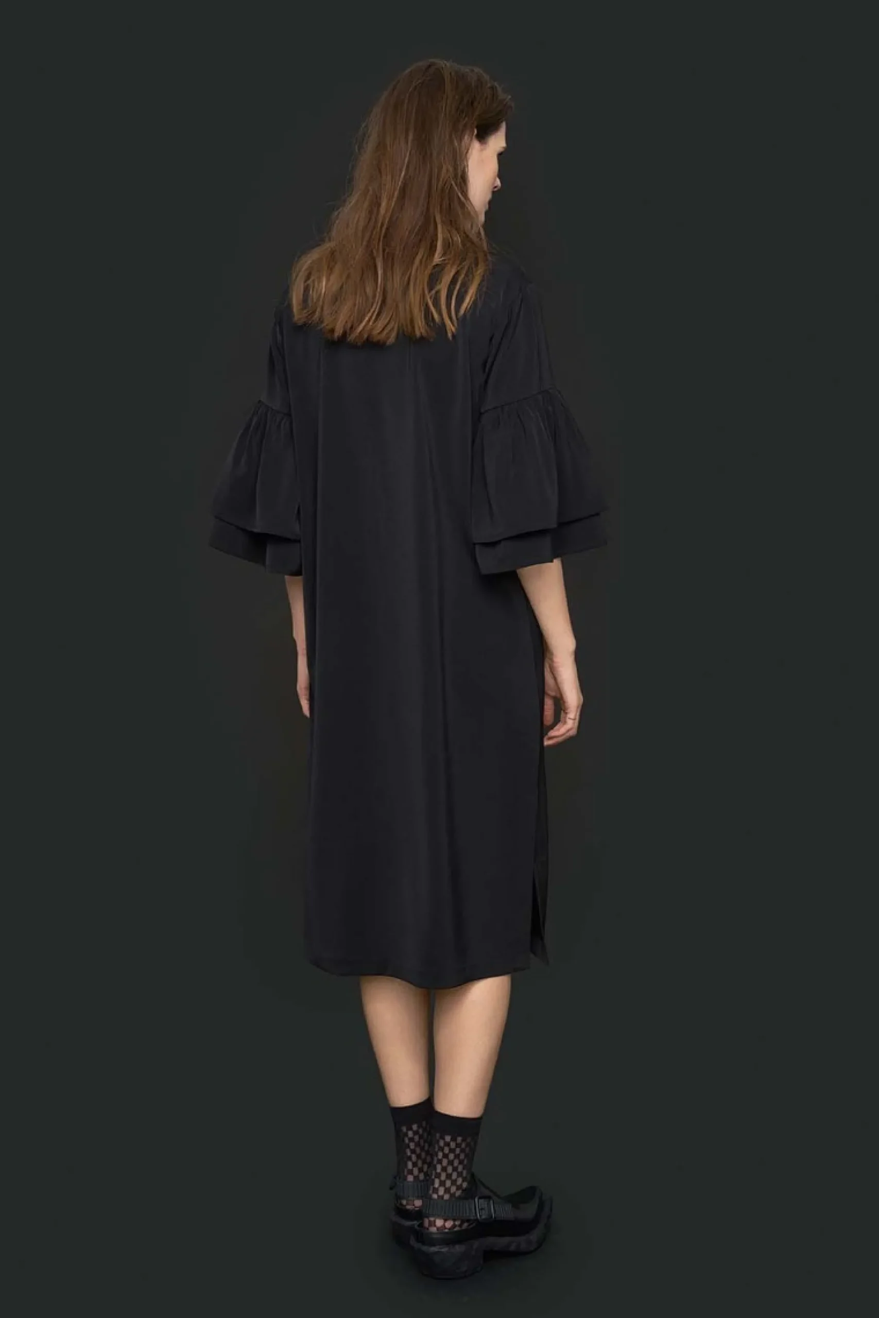 Sakura stretch flæse kjole