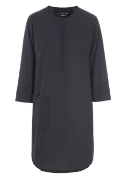 Vellum voile skjorte med lynlås