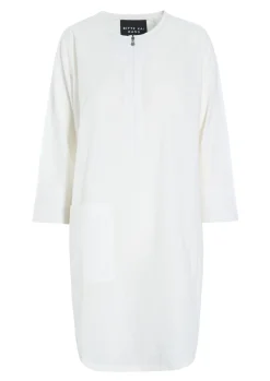 Vellum voile skjorte med lynlås