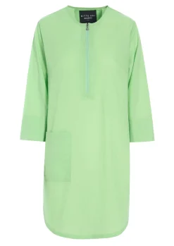 Vellum voile skjorte med lynlås