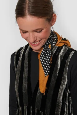 Velvet stripe buksedragt