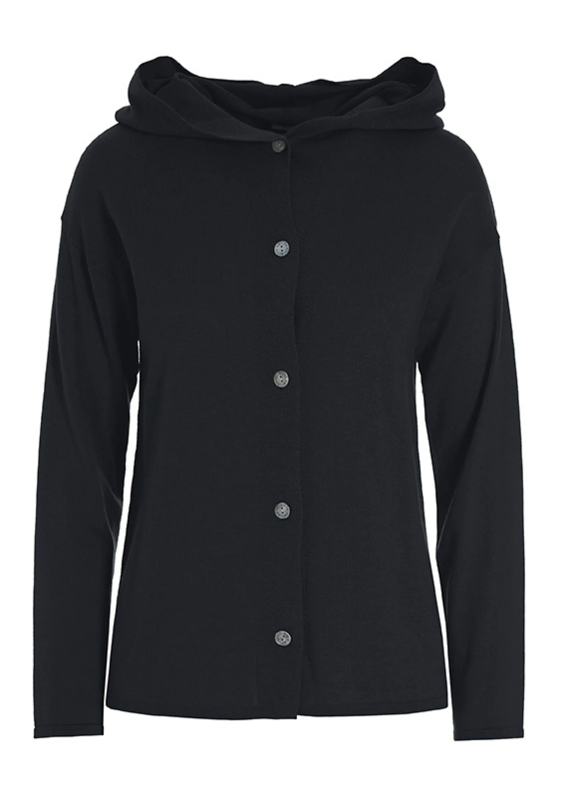 Wakasu wool blend hættebluse