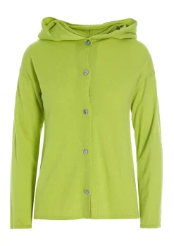 Wakasu wool blend hættebluse