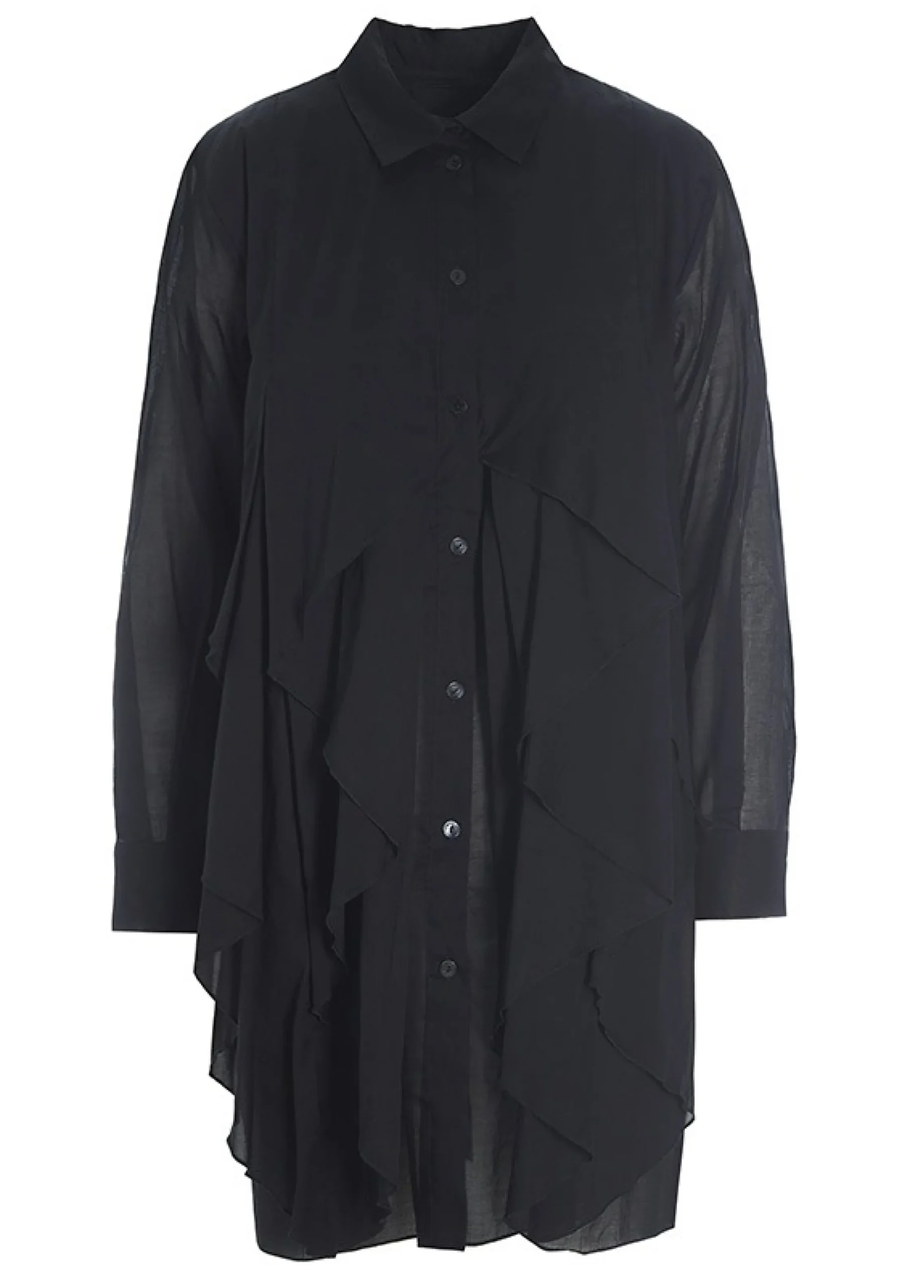 Washi voile origami skjorte