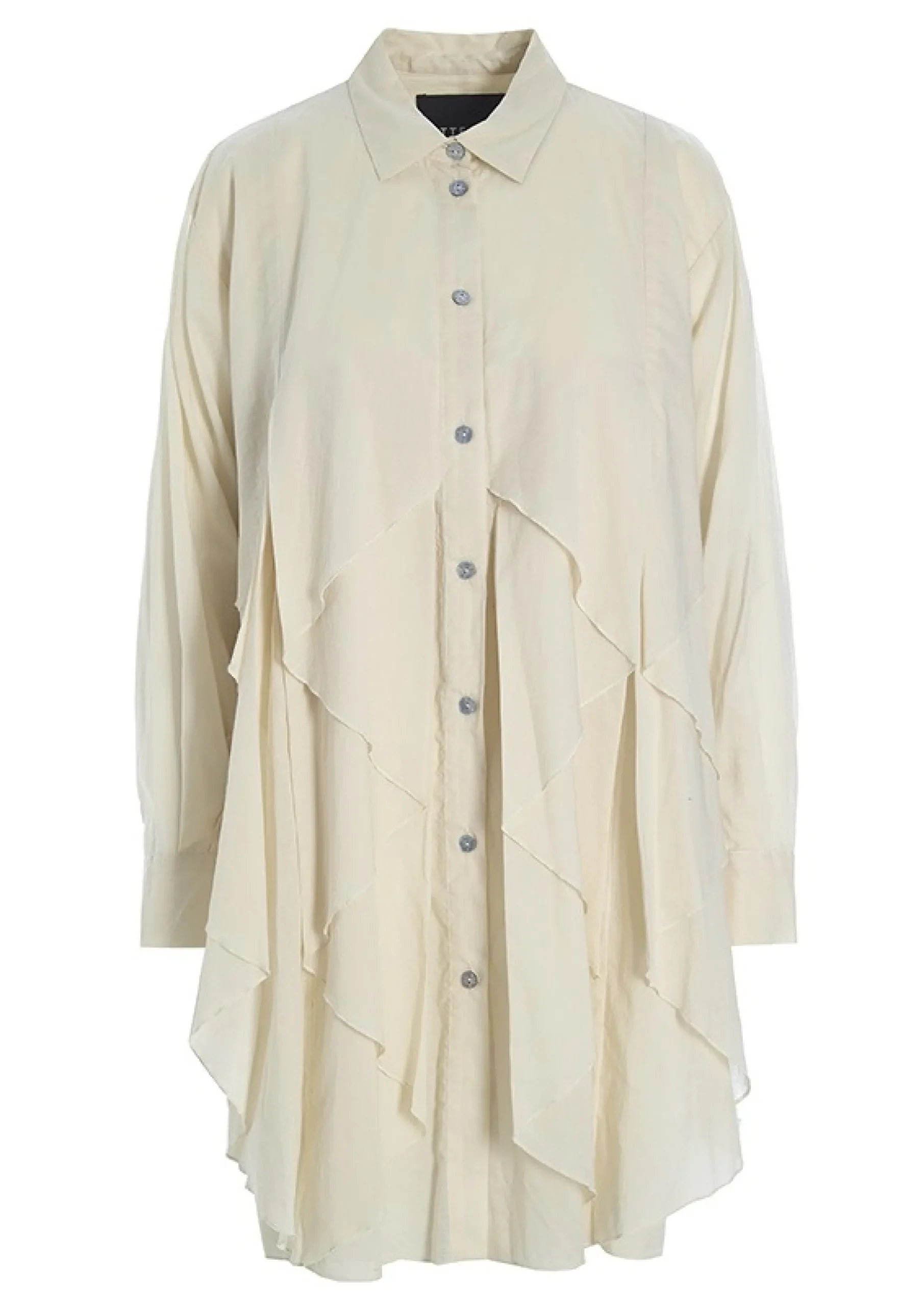 Washi voile origami skjorte